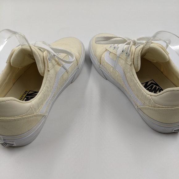 VANS Princess Paisley Old Skool Sneakers Bone White Wmn's Sz 8.5 - Picture 7 of 14